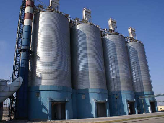 silo de almacenamiento de escoria