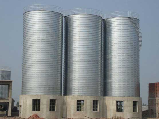 silo de almacenamiento de escoria de acero